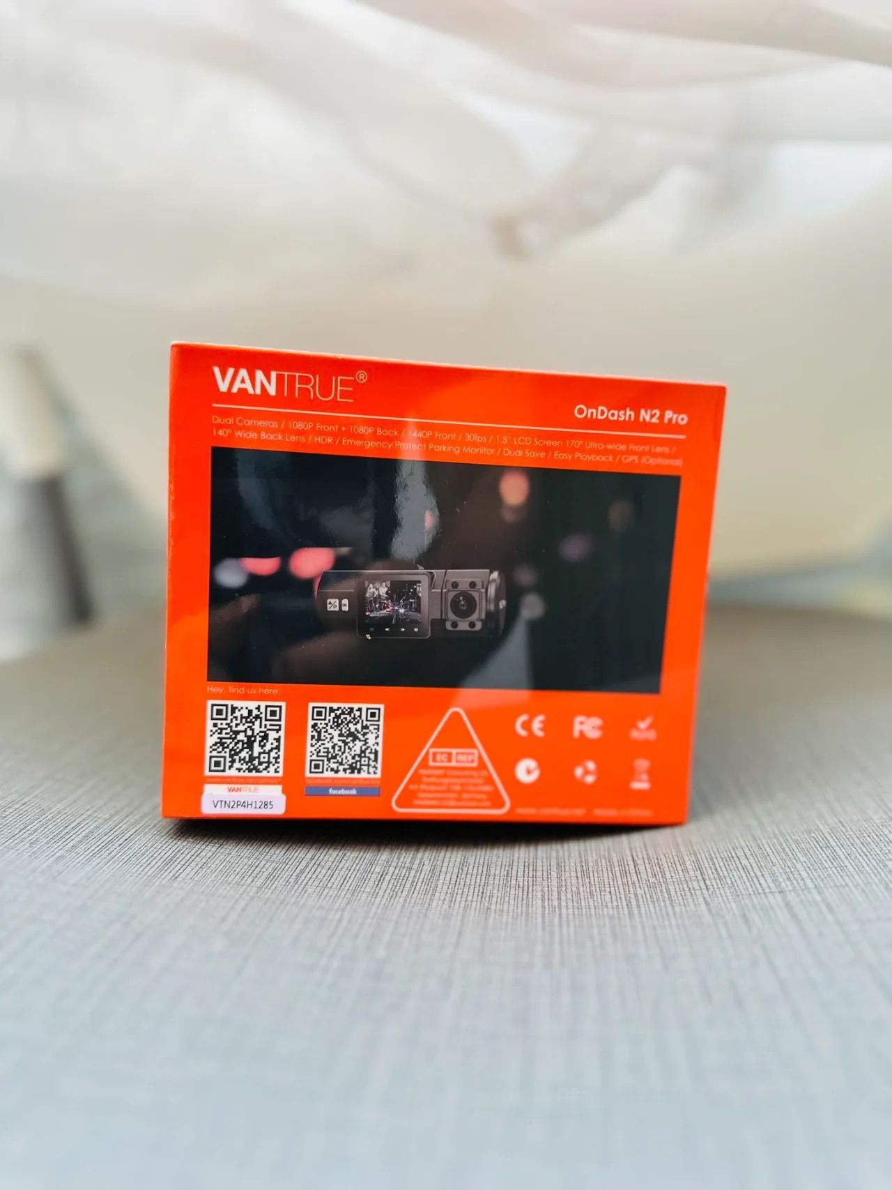 Brand New Vantrue N2 Pro Dash cam