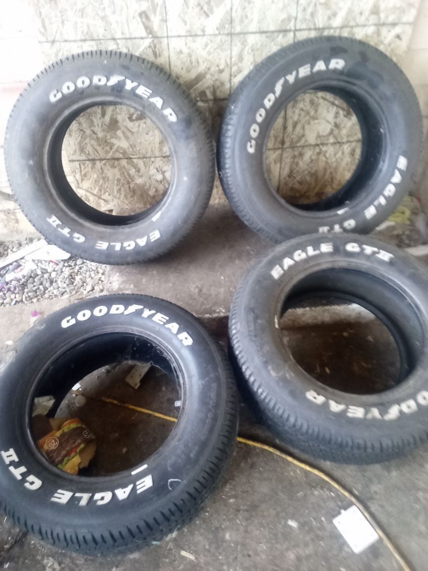 Brend New Good Year Tires 235/60/15 All 4 New And 100 good tread