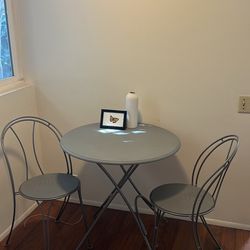 Table and chairs