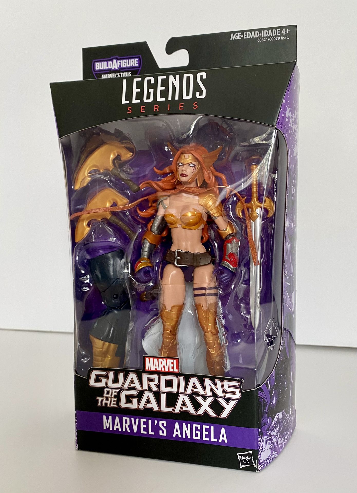 Marvel Legends Angela Guardians Of The Galaxy Titus BAF Wave