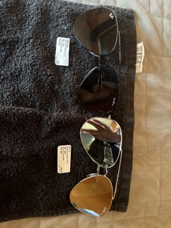 Ray Ban Sunglasses Black And Silver