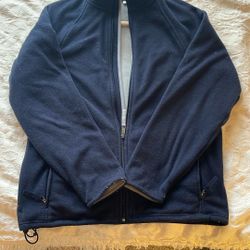 Men’s - Zip Up - Fleece - Blue - Medium - USED