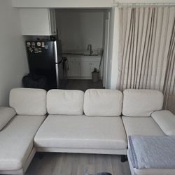 Linen U shaped Couch- NEW