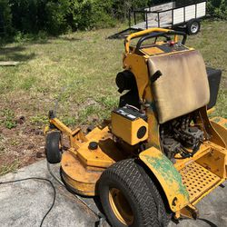 Lawn Mower With Trailer