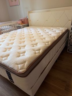 Bed frame and mattress