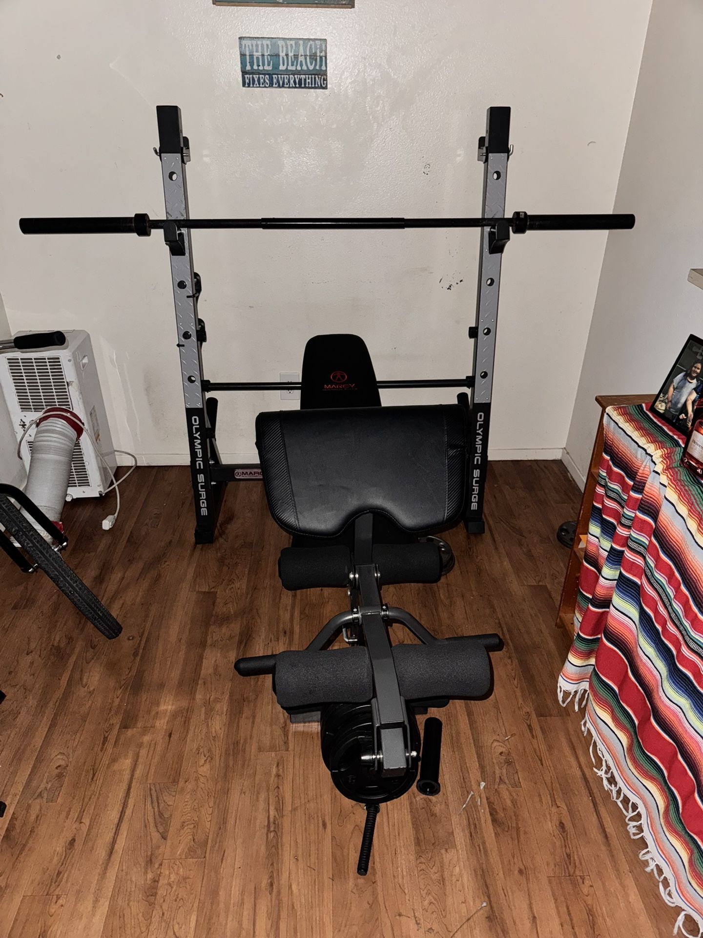 Olympic Weight Bench With Bar