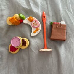 Vintage Fisher Price Loving Family Rare Kitchen Accessories 