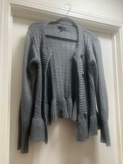 Women’s A New Approach Grey Cardigan Size Large