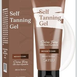 NEW! Self Tanner Self Tanning Lotion: Natural-Looking, Hydrating, Streak-Free Formula, Medium to Dark, 8.4 fl. oz