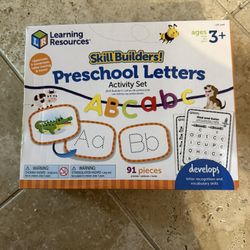 Learning Resources Preschool Letters