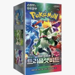 Pokémon Scarlet & Violet Triple Beat Booster Box Korean Version