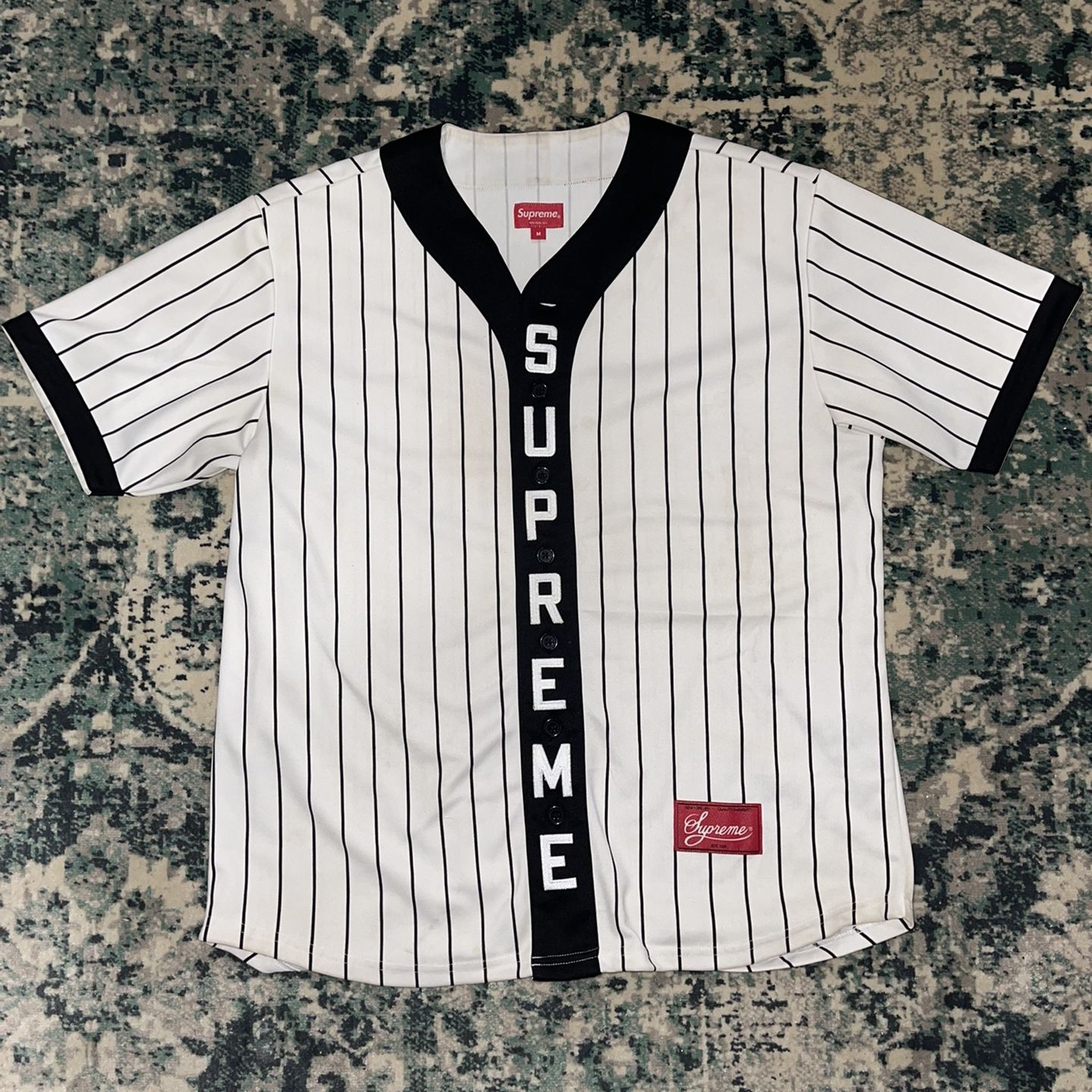 Supreme Vertical Logo Baseball Jersey for Sale in Gainesville, GA 