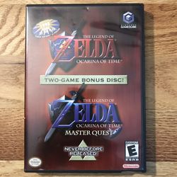 CIB LEGEND OF ZELDA OCARINA OF TIME MASTER QUEST NINTENDO GAMECUBE VIDEO  GAME