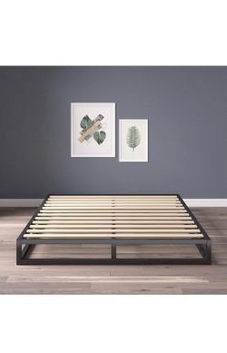 6 inch Metal Platform king Bed Frame