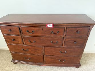 New Wood Dresser with Multiple Drawers