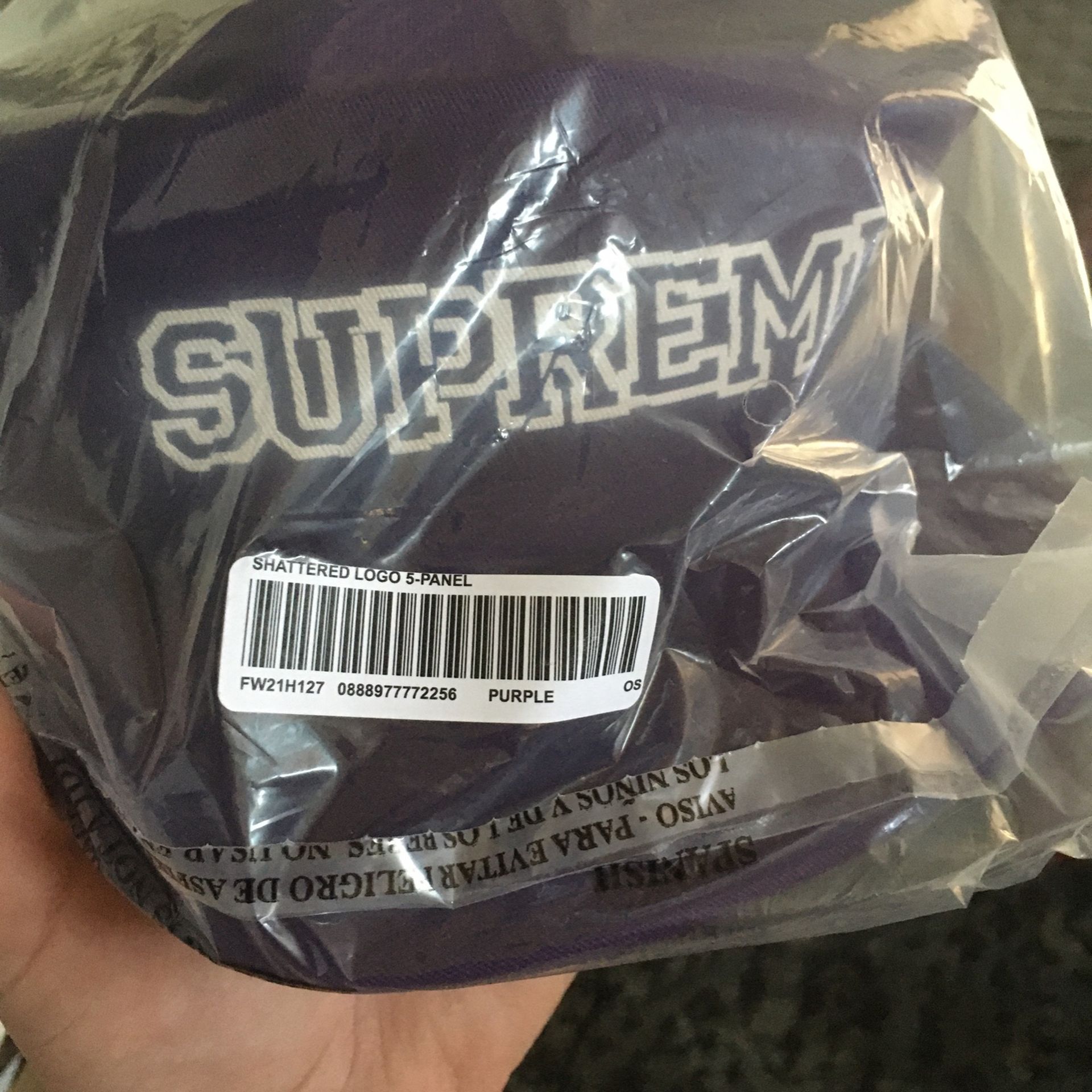 Supreme Snap Back New Release New In Bag