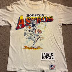 vintage 1989 Houston Astros Nutmeg shirt