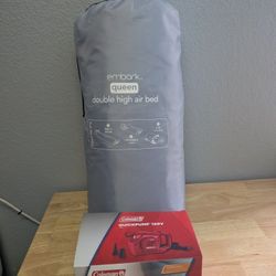 Embark Double High Queen Size Air Bed Air Mattress With Air Pump