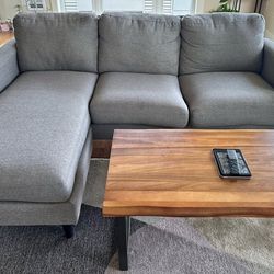 Couch with Chaise Lounge