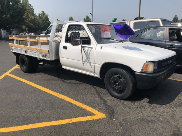 1989 Toyota Pickup Dually 1 Ton With Aluminum Bed And Clean Title