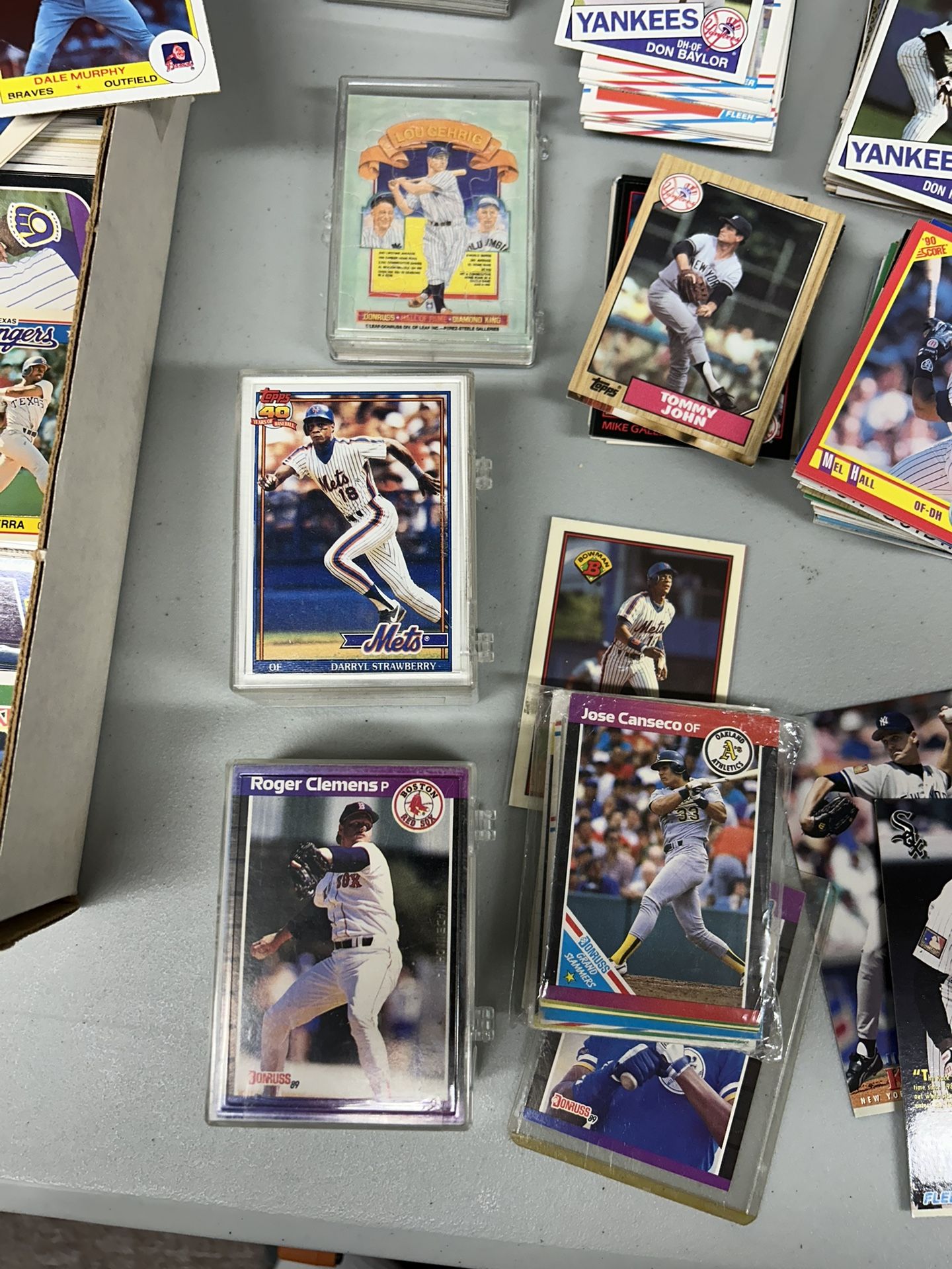 Baseball Card Lot Collectable Cards And Players