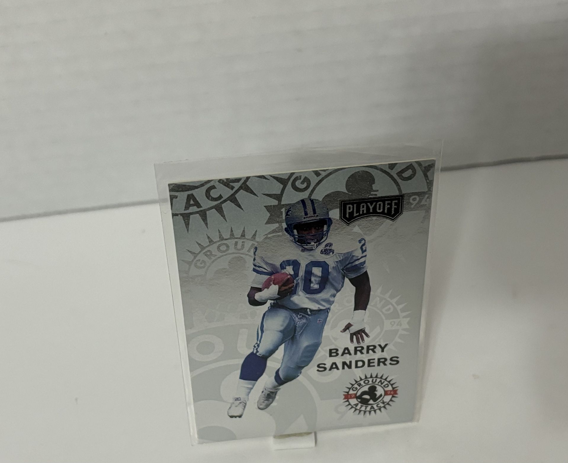Barry Sanders 1994 Playoff Ground Attack, Card  #240