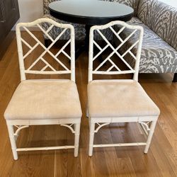 2 Ballard Designs Danya Chairs