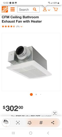 Panasonic, WhisperWarm DC 50-80-110 CFM Ceiling Bathroom Exhaust Fan with  Heater www.dosd.gov.lk