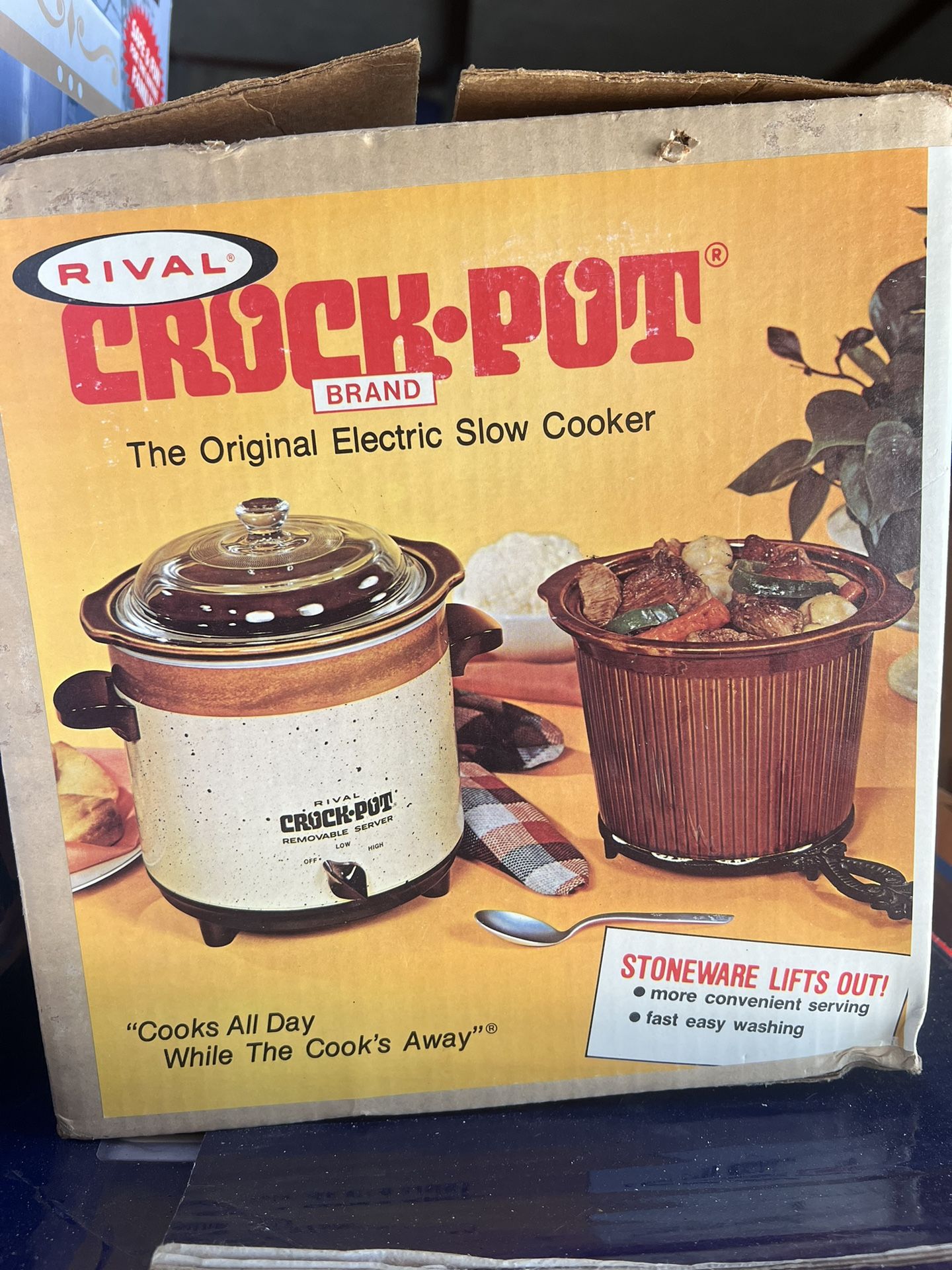 Crock Pot 1977 Original In Box new