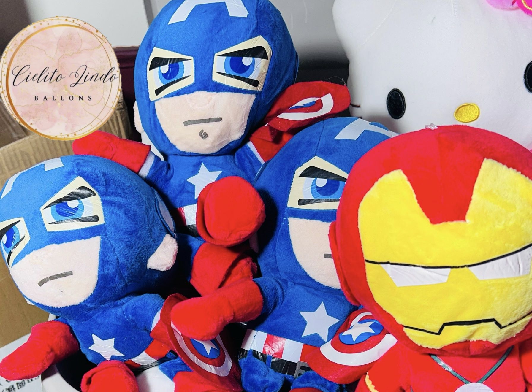 Captain America And Ironman Plush