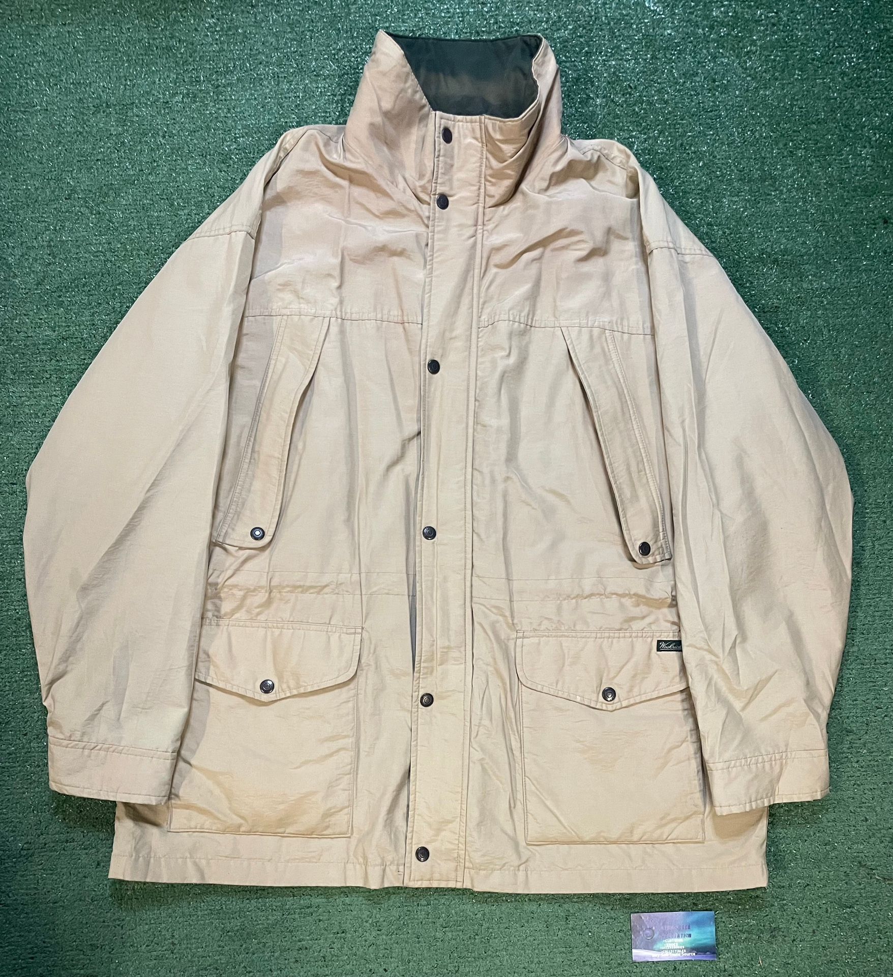 Vintage Woolrich field tan jacket