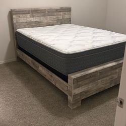 Full Bed Set With Mattress 
