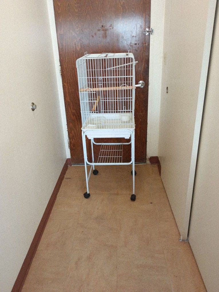 Large Bird Cage With Accessories