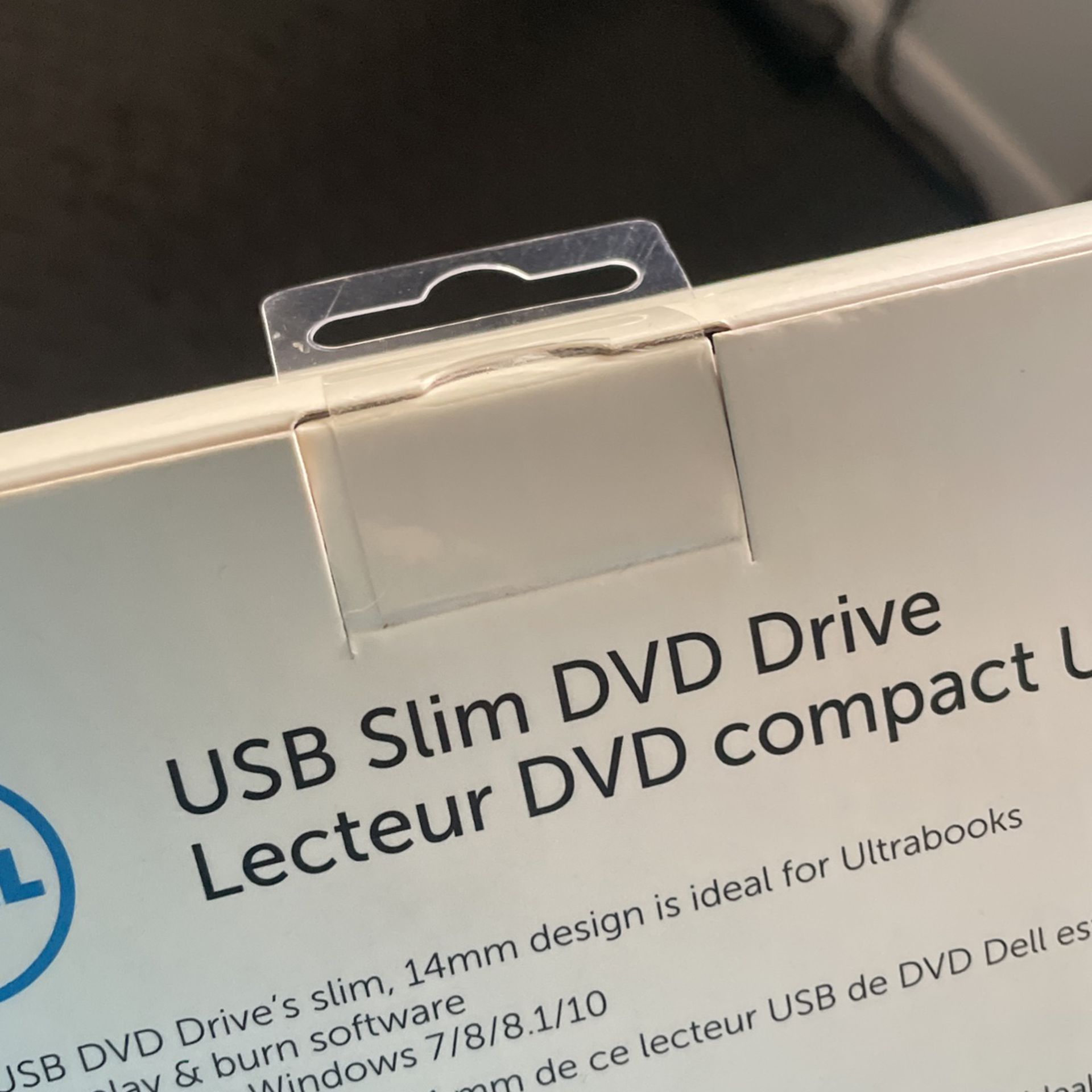 USB slim dvd drive lecteur dvd drive compact usb dvd rw dell new