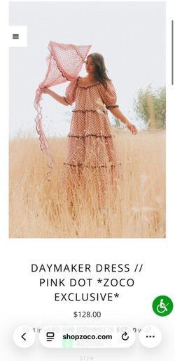 BRAND NEW zoco daymaker dress
