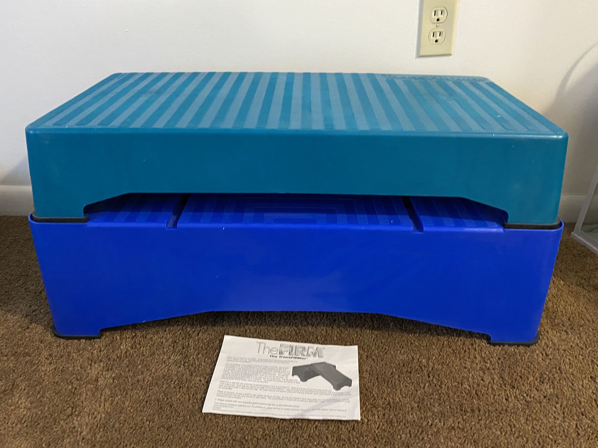 The FIRM - TransFirmer Aerobic Steps / Stepper with All 8 Rubber Feet