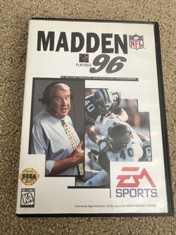 Madden ‘96, Sega Genesis, Great Condition, Tested