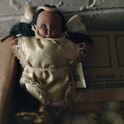 Vintage Native American Porcelain Doll