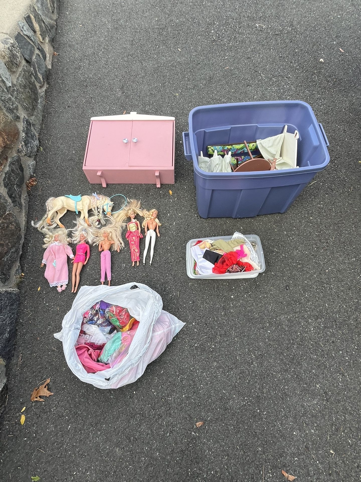 (5) Barbie Dolls & Accessories