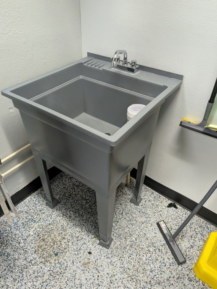 Mop Sink / Stainless Steel Faucet