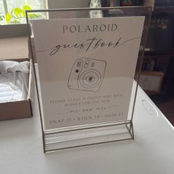 Acrylic Sign Holder
