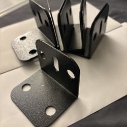 Brace Corner L Shaped 2X2 Inch Black