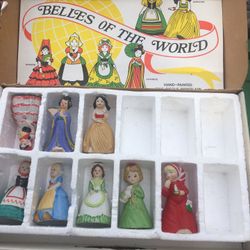 Set of vintage porcelain bells only $25