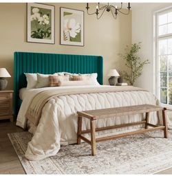 Candler Upholstered Platform Bed With Wingback