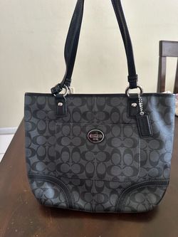 Coach Signature Tote Bag Black