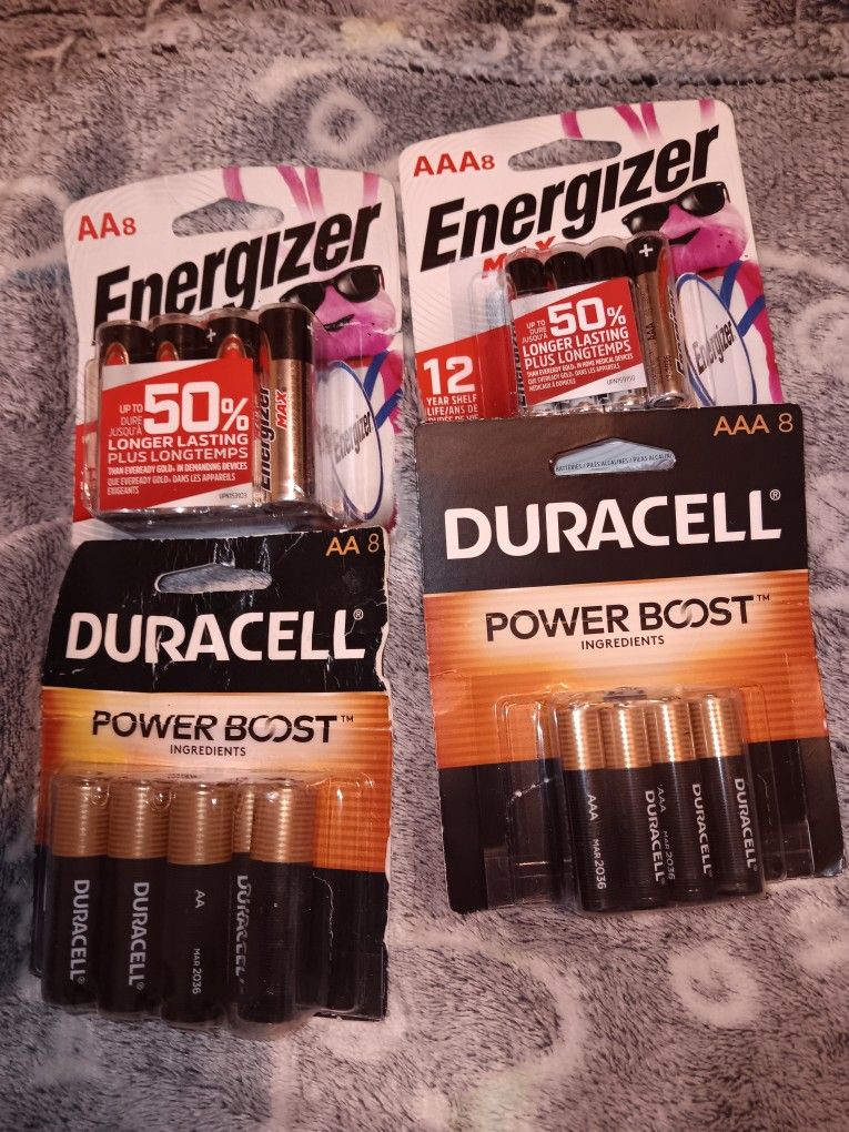 Batteries--BRAND NEW in package