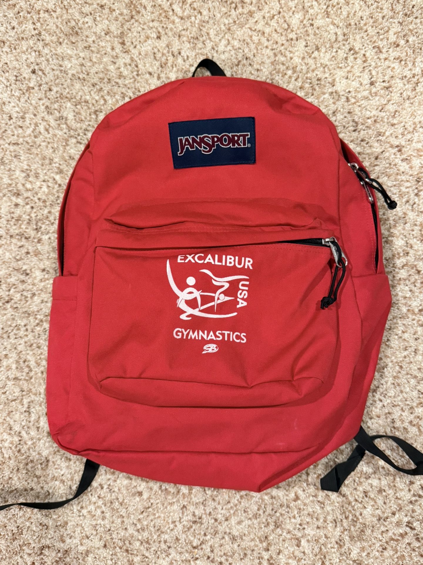 Jansport Red Excalibur Gymnastics Competition Team Backpack