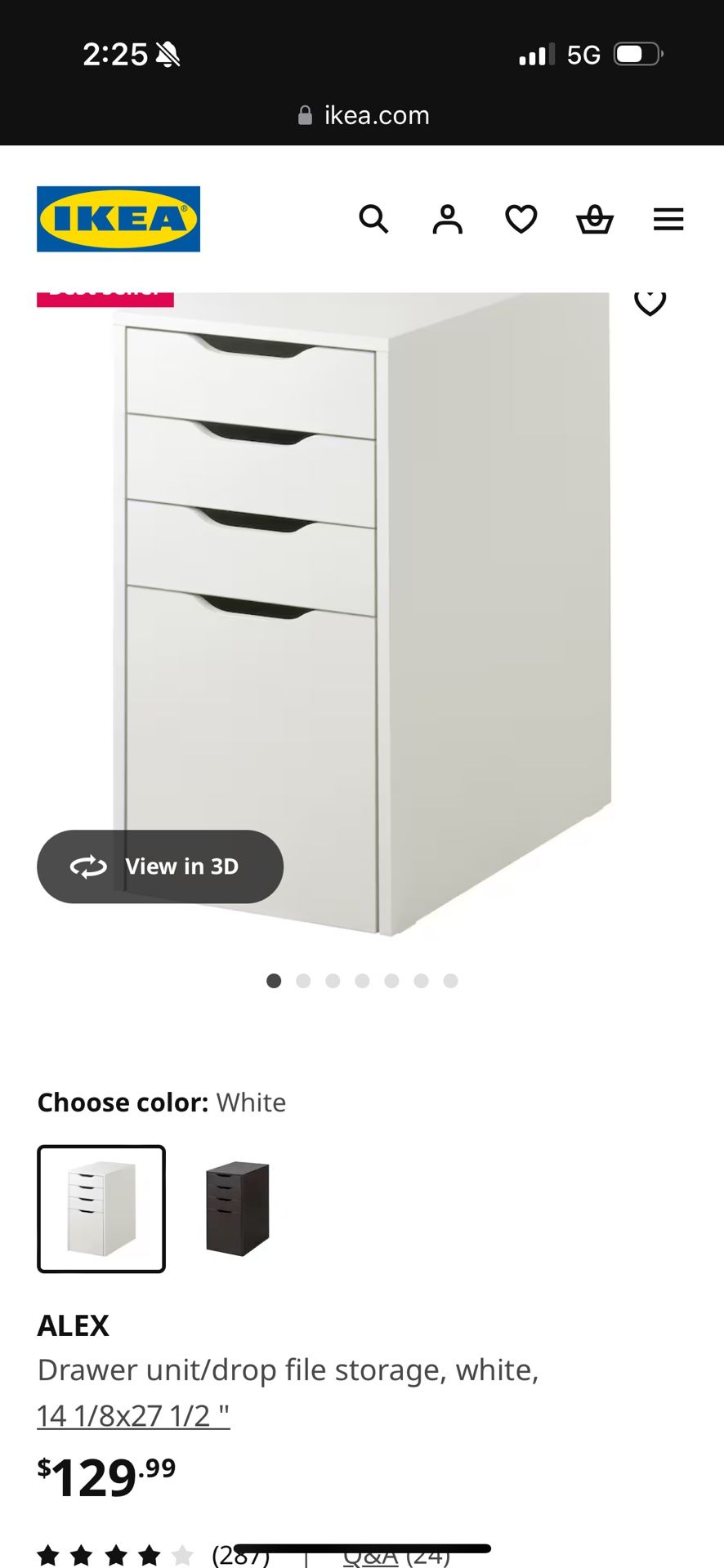 IKEA Filing Cabinet