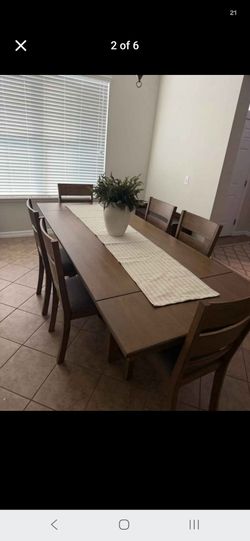 Wooden Dining Table with 6 Chairs, BRAND NEW!!! IN ORIGINAL BOXES💥💥 1 left