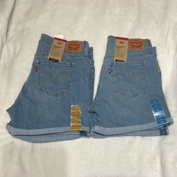 Shorts Levi’s Para Mujer Nuevos 